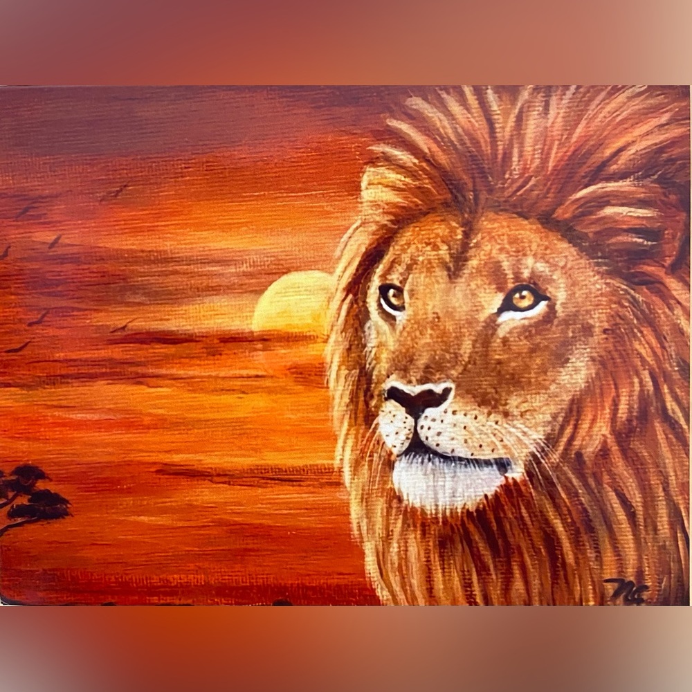 Lion Note Card Prints